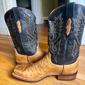 Lucchese Square Toed Cowboy Boots